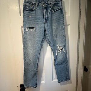 Levi’s Women’s Distressed Light Blue Jeans